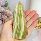 Green Onyx Tower | Obelisk 11cm