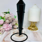 Large Black Obsidian Wand | Tower 18cm On Stand