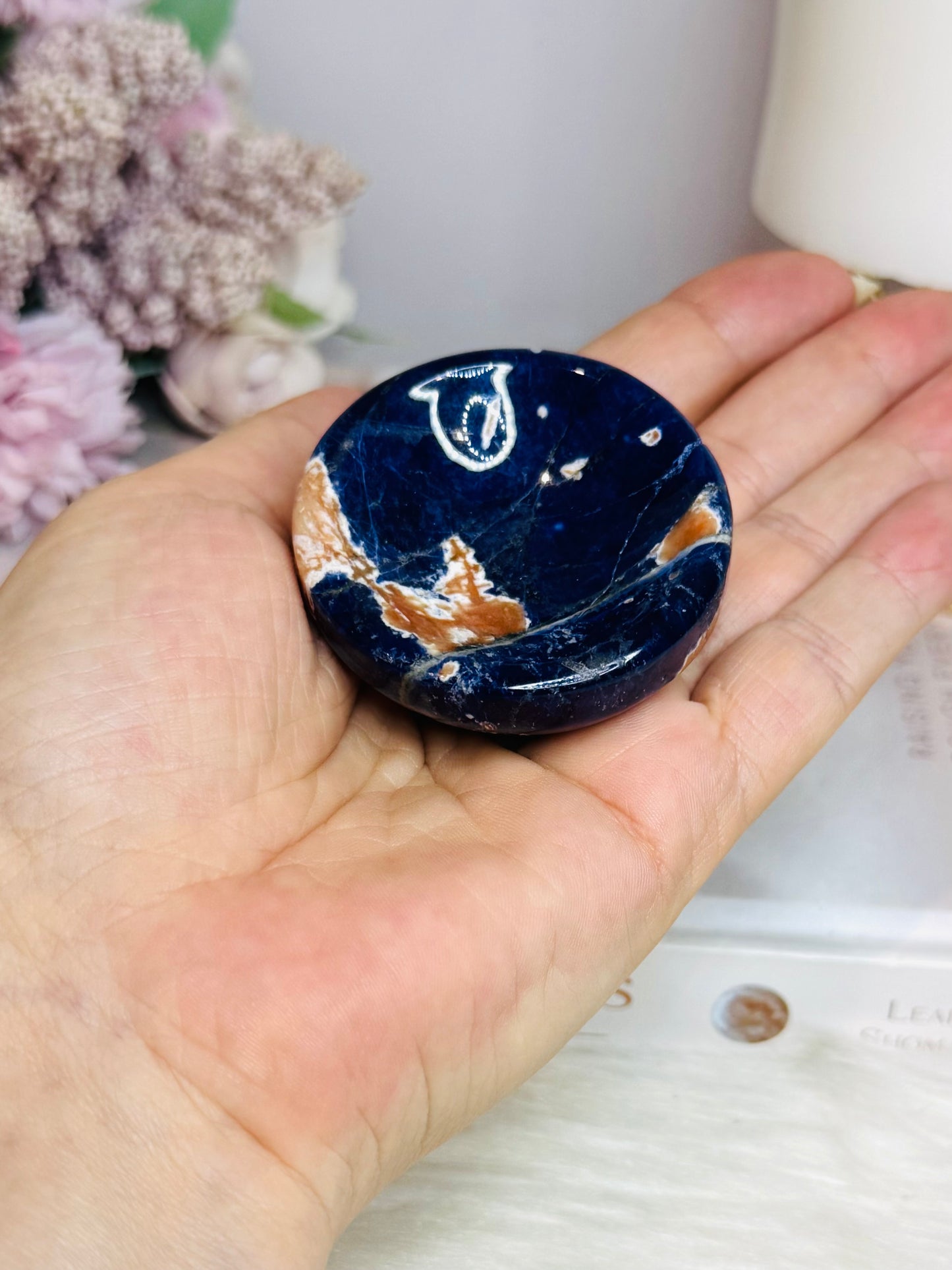 Small Sodalite with Sunstone Bowl 5cm