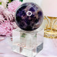 Peace & Tranquility ~ Gorgeous Amethyst Sphere 299grams From Brazil On Stand (Glass stand in pic is display only)