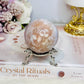 Druzy Flower Agate Sphere on Stand 172g