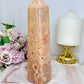 Pink Amethyst Druzy Chunky Large Tower 18.5cm