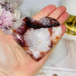 Fire Quartz Heart on Stand 8.5cm