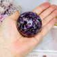 Purple Mica Sphere On Stand 233g