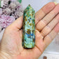 Natural Turquoise Tower 9cm