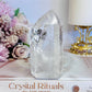 Magical High Grade Clear Quartz Tower 10cm with Stunning Rainbows