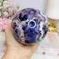 Large Chevron | Dream Amethyst Sphere on Stand 830g