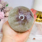 Large High Grade Agate Sphere with Rainbows on Stand 733g