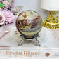 Crazy Lace Amethyst Sphere on Stand 326g