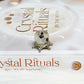 Rare Mini Herkimer Diamond Sphere on Stand