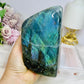 Large Labradorite Freeform Full of Flash 15cm 1.08KG ~ Discounted as chip on edge