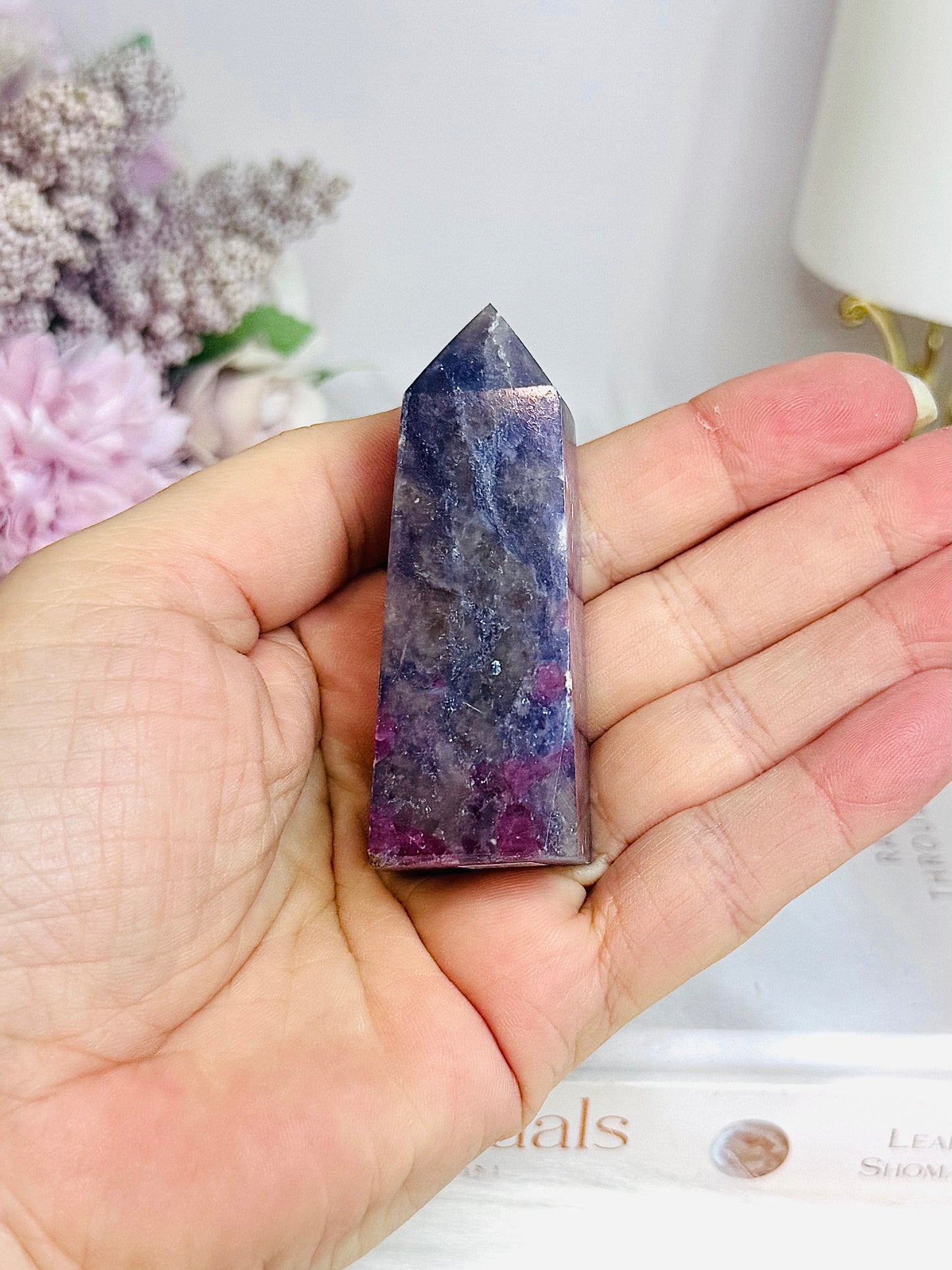 Unicorn Stone | Pegmatite Tower 7cm (chip in back of tower)