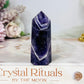 Chevron Amethyst Tower 6cm