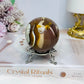 Mookaite Jasper Sphere on Stand 276g