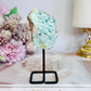 Druzy Pink Amethyst Geode On Stand 10cm