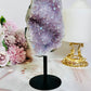 Fabulous Large 16cm Angel Aura Amethyst Cluster on Stand From Brazil