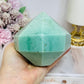 Unique Large Amazonite 8 Sided Freeform 1.17KG (sticker marks on crystal)