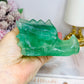 Green Fluorite Carved Dragon 10cm