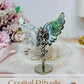 Mexican Lace Agate X Ruby Zoisite Devil & Angel Wings 8cm