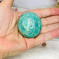 Amazonite Palm Stone (stand is display only)