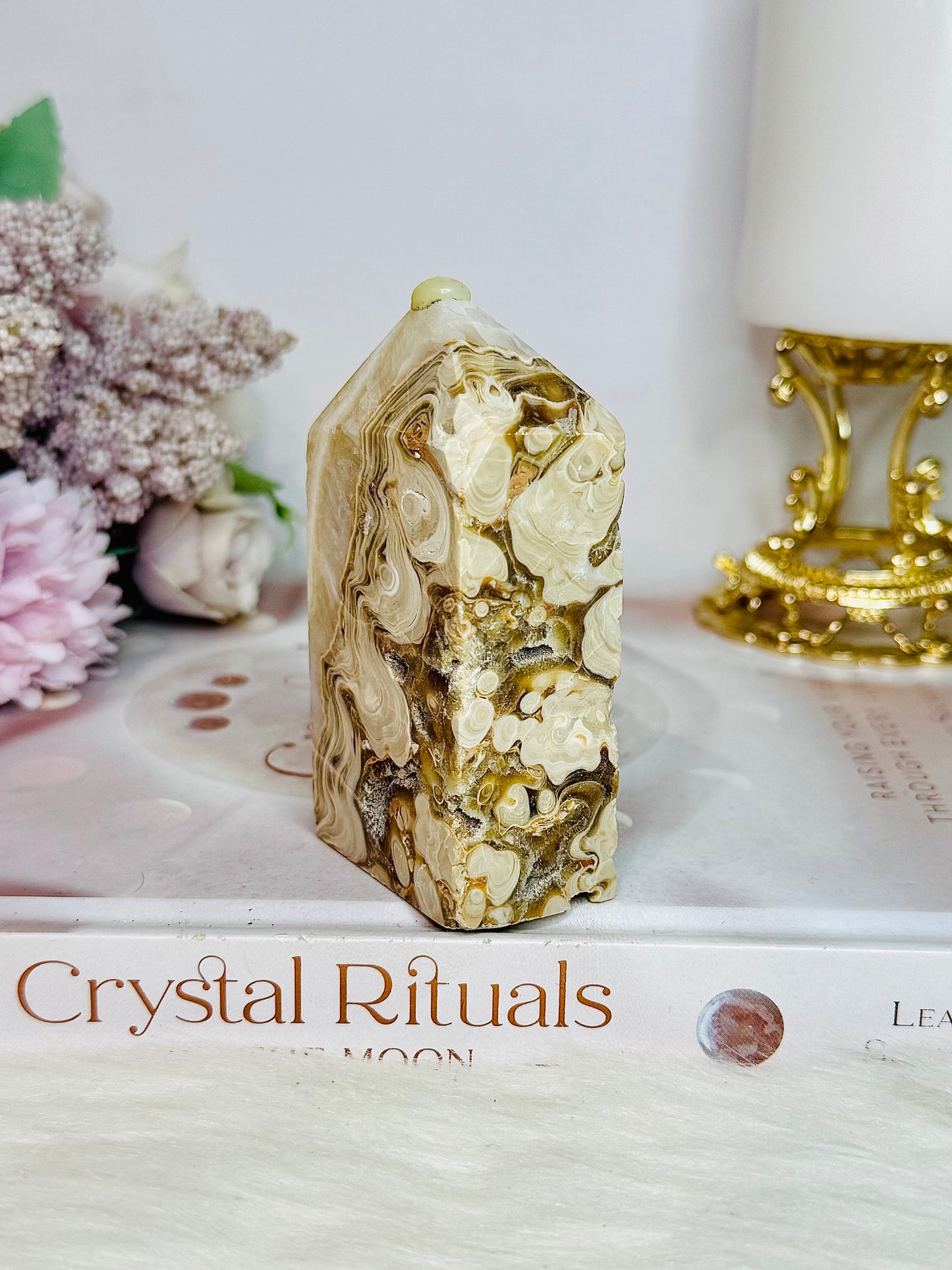 Calcite Chunky Tower 8cm