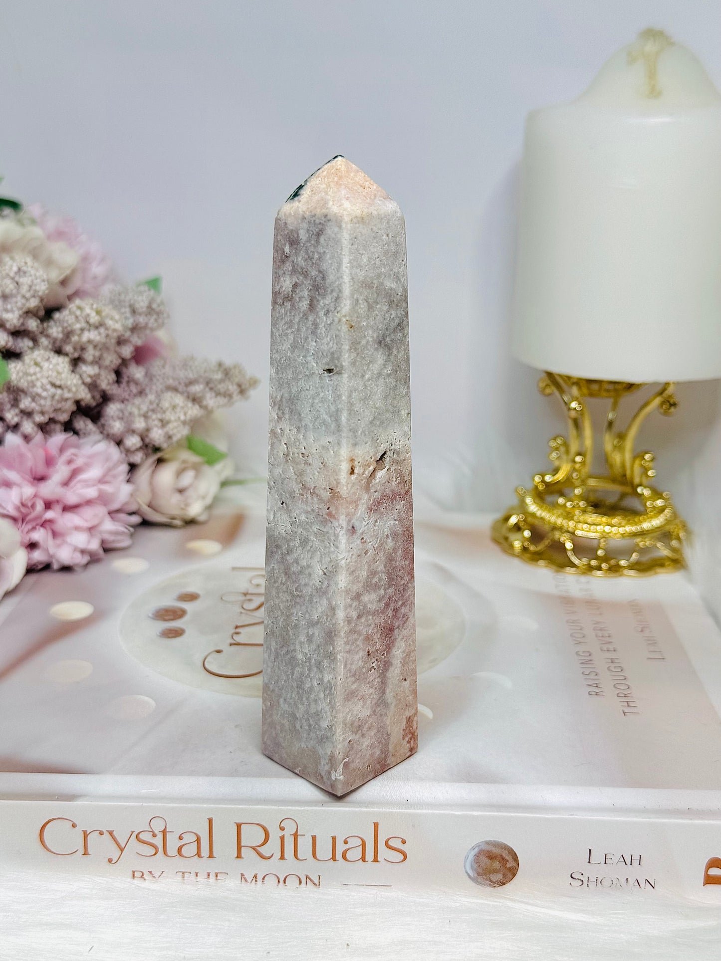 Pink Amethyst Obelisk | Tower 13cm