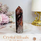 High Grade Fire Quartz Tower 9cm