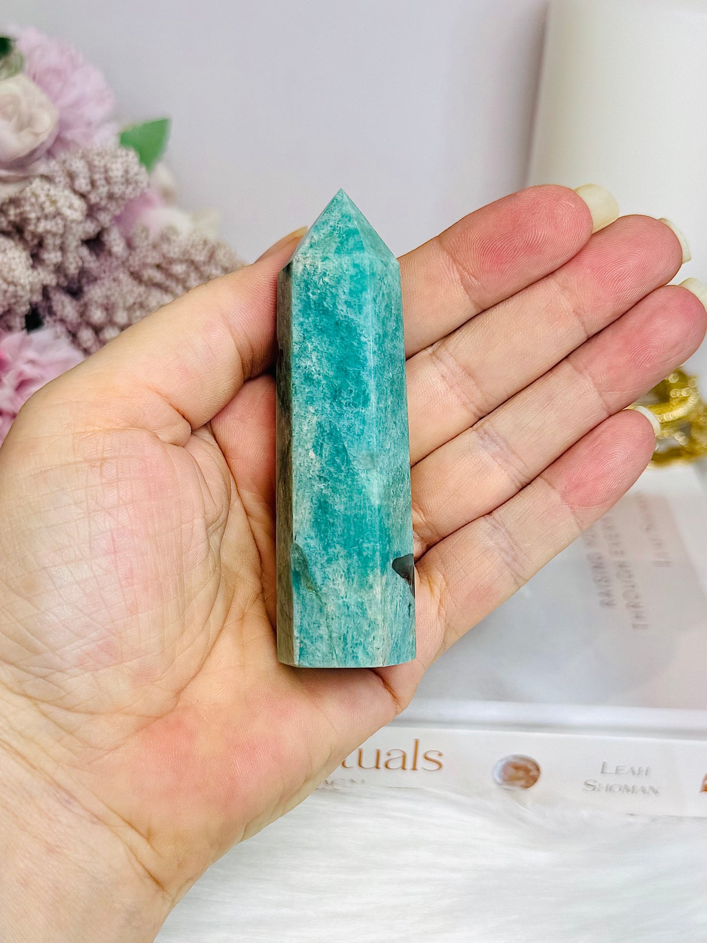 Green Amazonite Tower 9cm