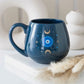 Large Blue All Seeing Eye Rounded Mug