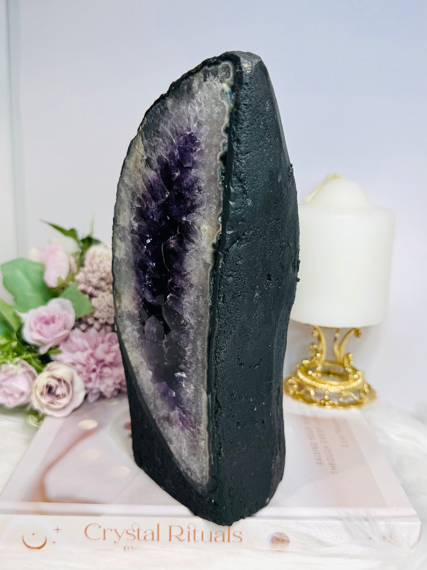 Large Amethyst Cathedral 2.1KG 21cm From Brazil
