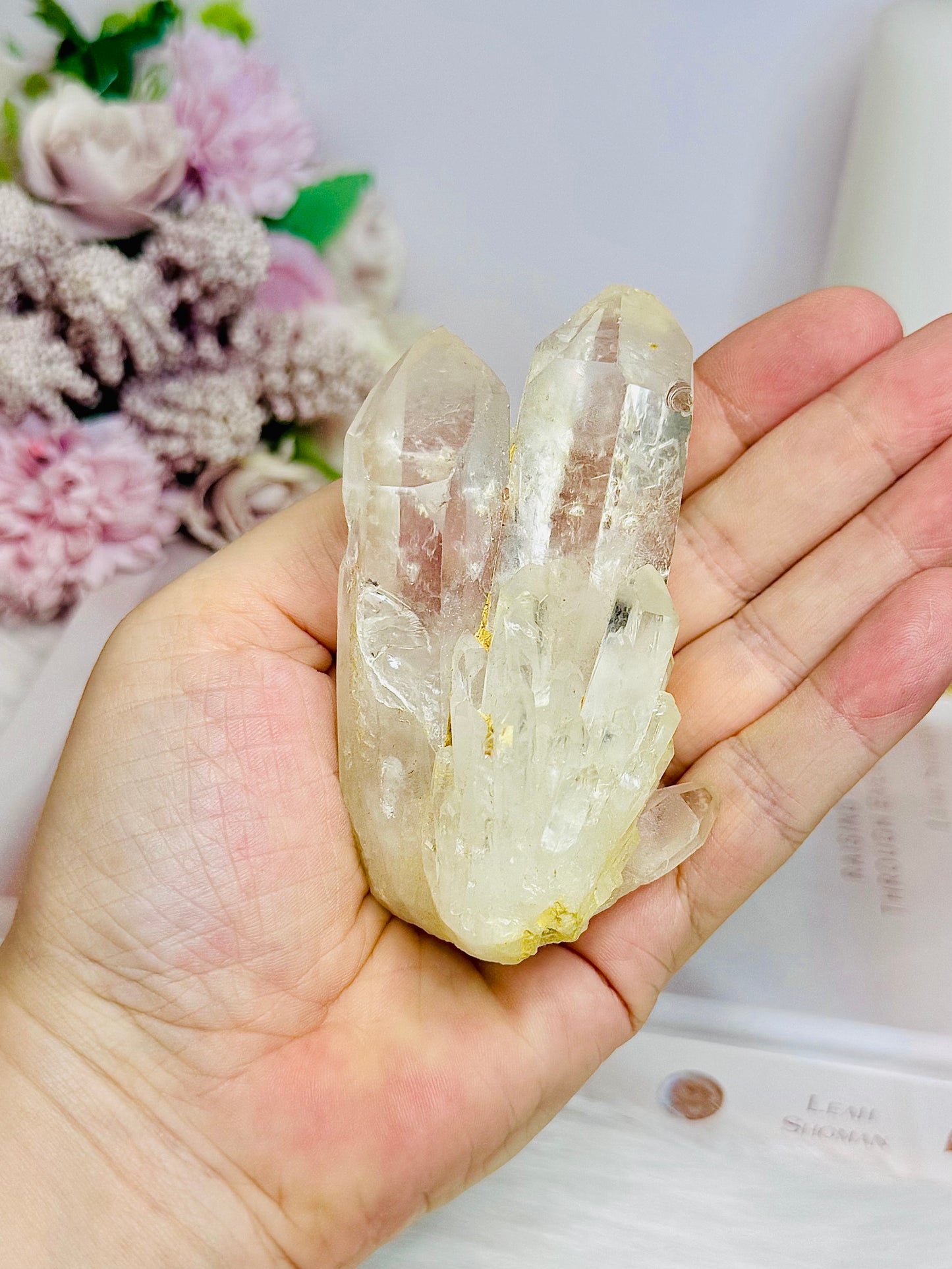 Natural Candle Quartz Specimen 8.5cm