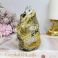 Ocean Jasper Carved Flame 12cm 595g