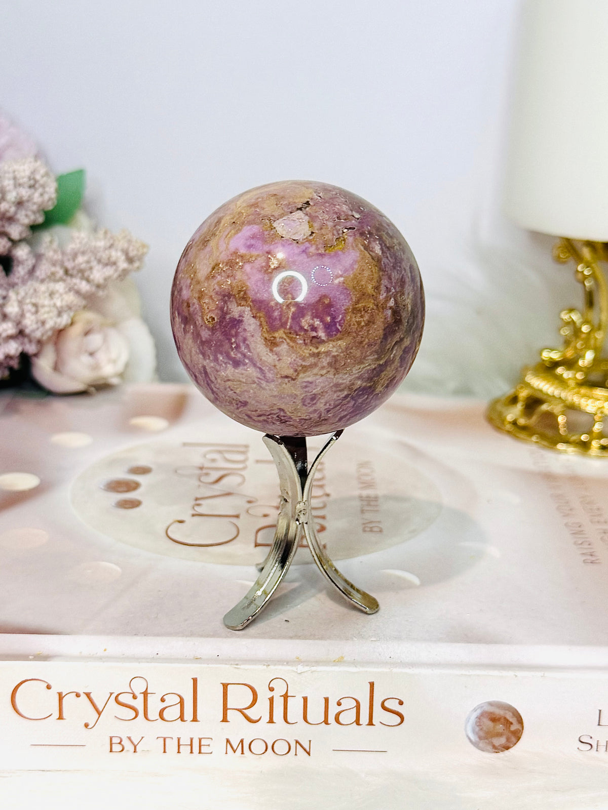 Phosphosiderite Sphere On Stand 187g