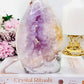 Wow!!! Classy & Fabulous Large Stunning Pink Amethyst X Flower Agate Druzy Freeform From Brazil 17.5cm Tall 1.09KG