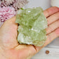 Light Green Transparent Cubed Fluorite Specimen 7cm 255g