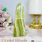 Green Onyx Tower | Obelisk 11cm