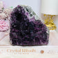 Large High Grade Purple Fluorite Cubed Specimen 11cm 780g
