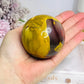 Large Mookaite Jasper Sphere on Stand 371g