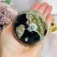 Large Volcano Agate (UV Reactive) Sphere On Stand 394g