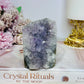 Amethyst Base Cut Cluster 7.5cm 358g