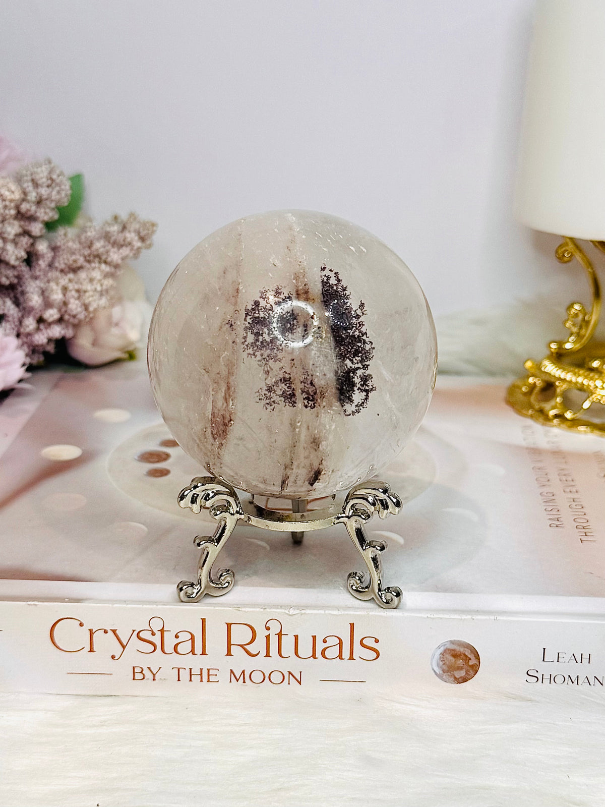 Lodolite | Garden Quartz Sphere on Stand 400g