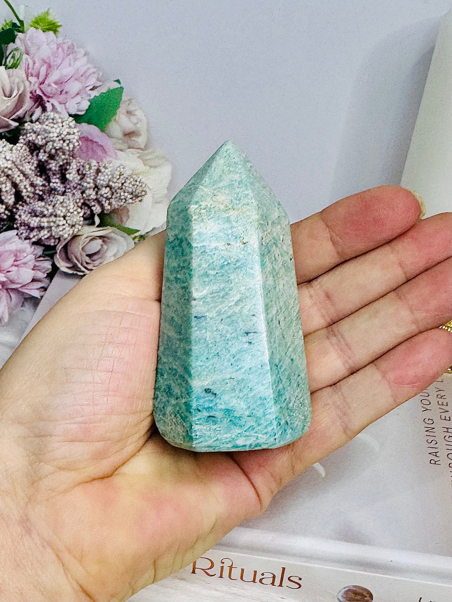 Amazonite Chunky Tower 8cm