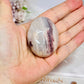 Pink Aragonite Palm Stone