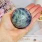 Rainbow Fluorite Sphere on Light Stand 384g