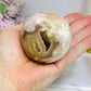 Druzy Flower Agate Sphere on Stand 301g