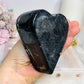 Ancient Fossil Orthoceras Heart Ammonite Jewellery Box 10cm 401g