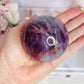 The Most Magical Large Lavender Star Rose Quartz Sphere with Flash On Stand 402grams