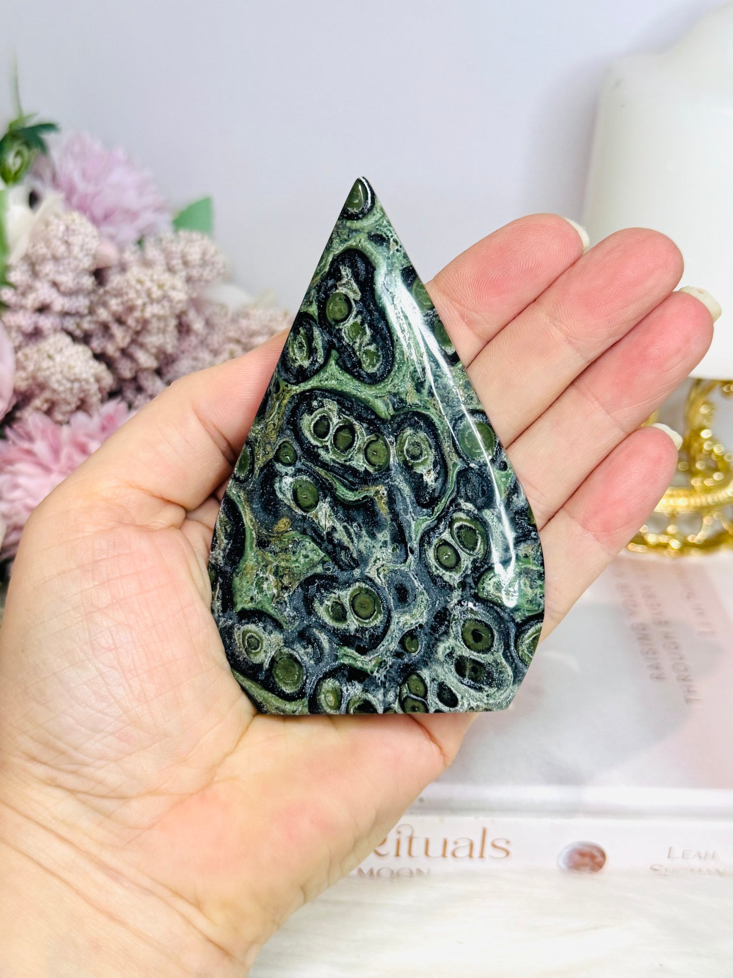 Kambaba Jasper Flame | Freeform 10cm