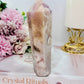 Absolutely Beautiful Druzy Pink Amethyst Obelisk | Tower From Brazil 13cm