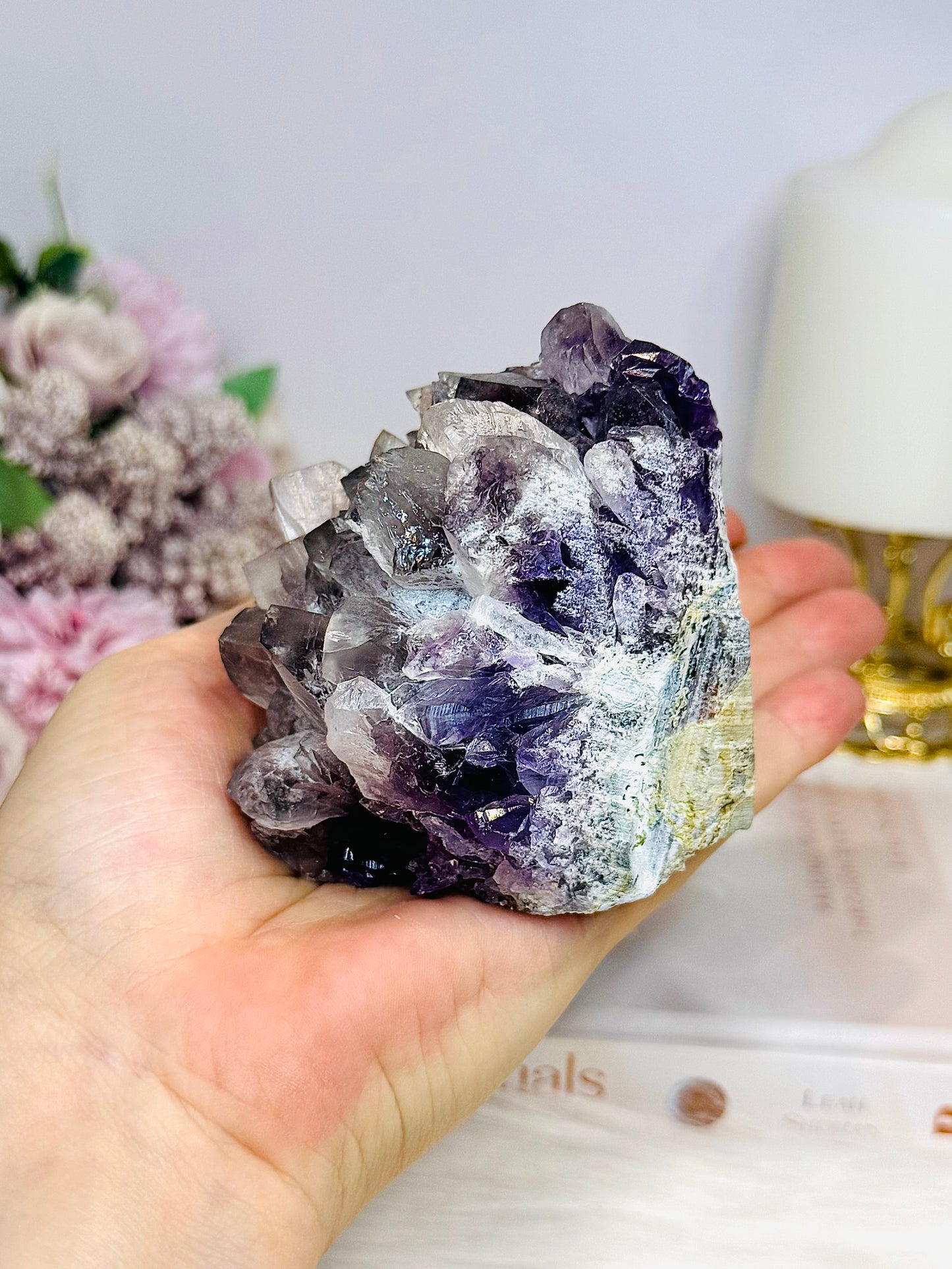 Amethyst Base Cut Cluster 478g